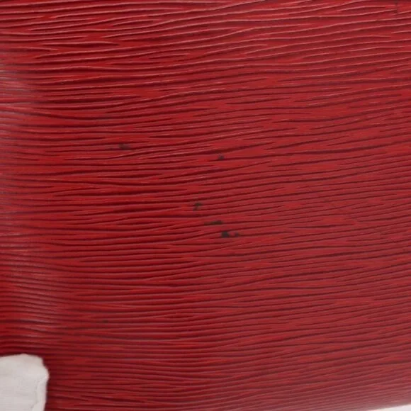 Authentic LOUIS VUITTON Epi Petit Noe Shoulder Bag Red M44107 LV - Picture 13 of 16